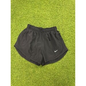 Nike Dri-FIT Womens Running Shorts Black Mesh Panels Size Medium R3L2BD17